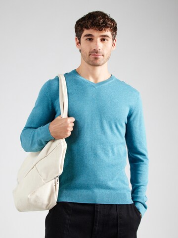 TOM TAILOR Sweater in Green: front