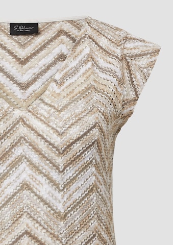 s.Oliver BLACK LABEL T-Shirt in Beige