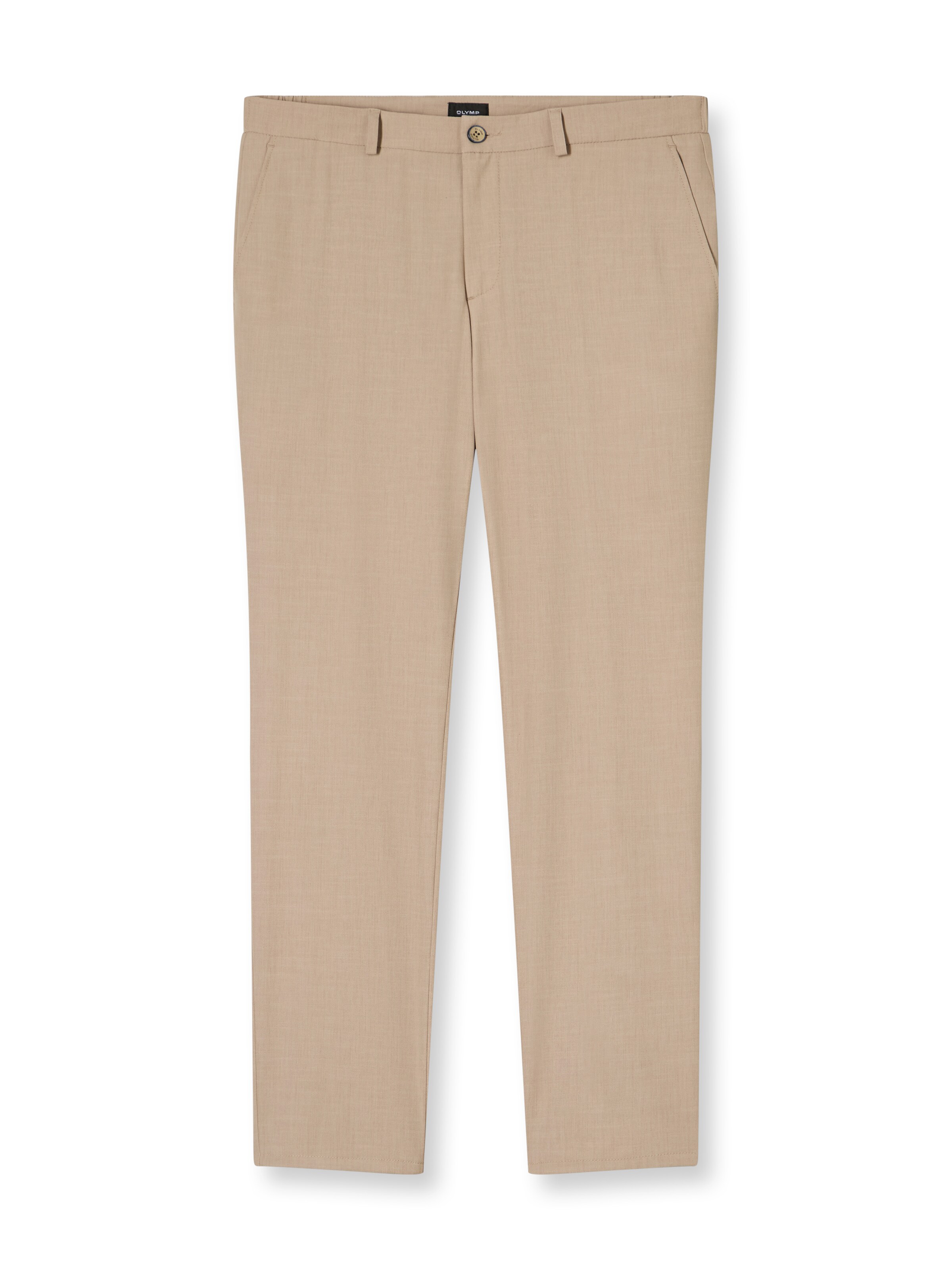 OLYMP Slimfit Hose in Beige: Vorderseite