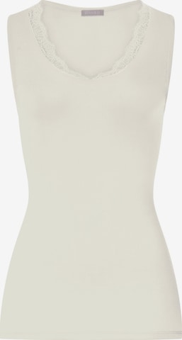 Haut ' Woolen Lace ' Hanro en blanc : devant