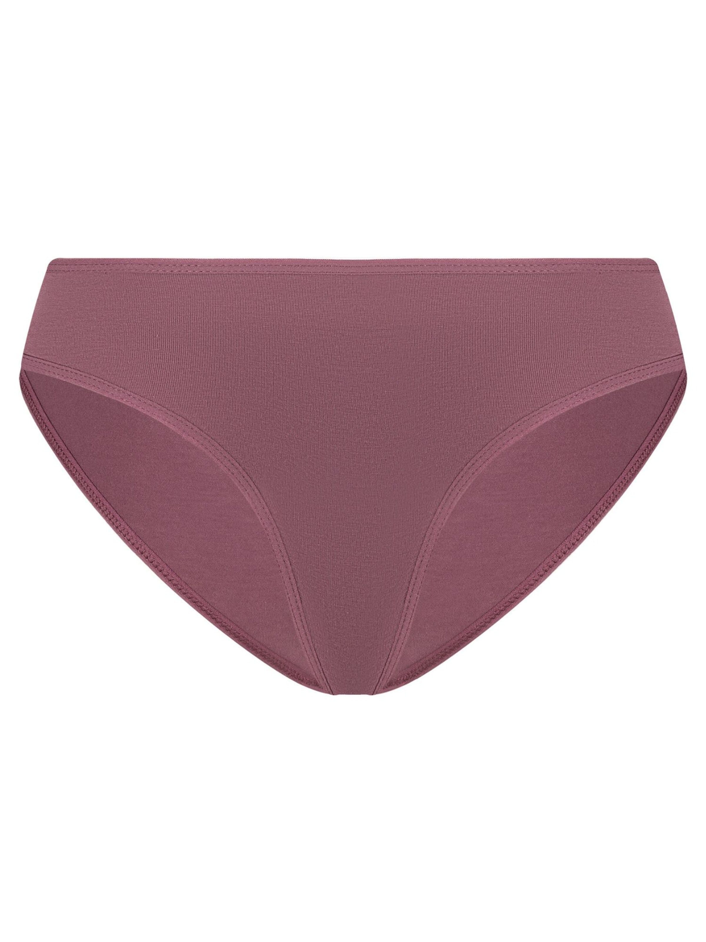 Albero Natur Slip 'Klassischer Bio-Baumwoll Damen Slip'‌‌ in Rot: Vorderseite