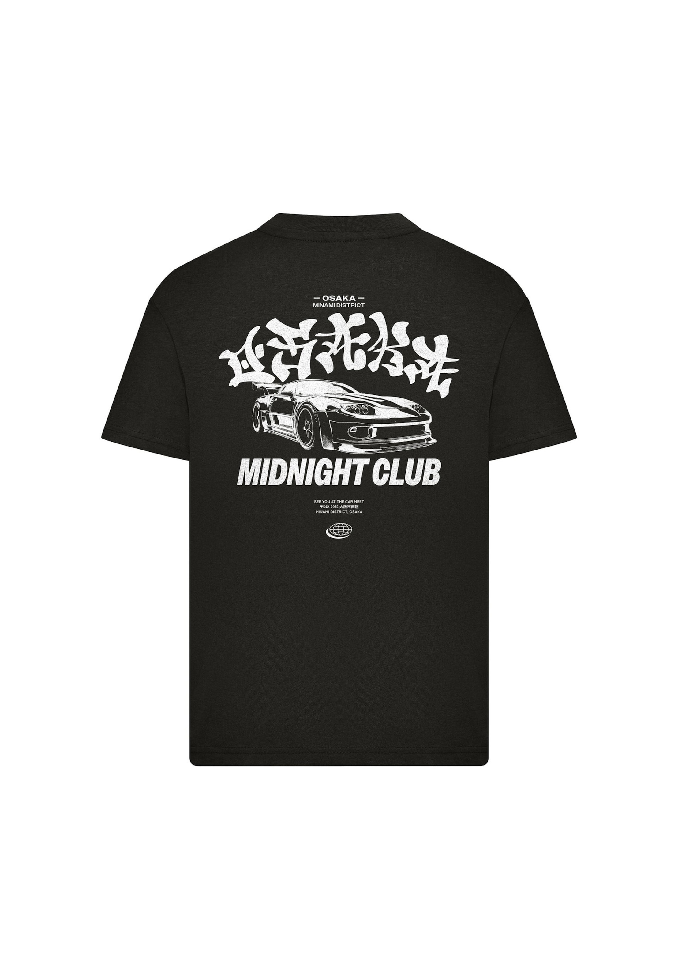 Mister Tee Koszulka 'Midnight Racing Club' w kolorze czarny