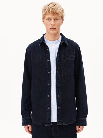 ARMEDANGELS Regular Fit Hemd 'Welt' in Blau: Vorderseite