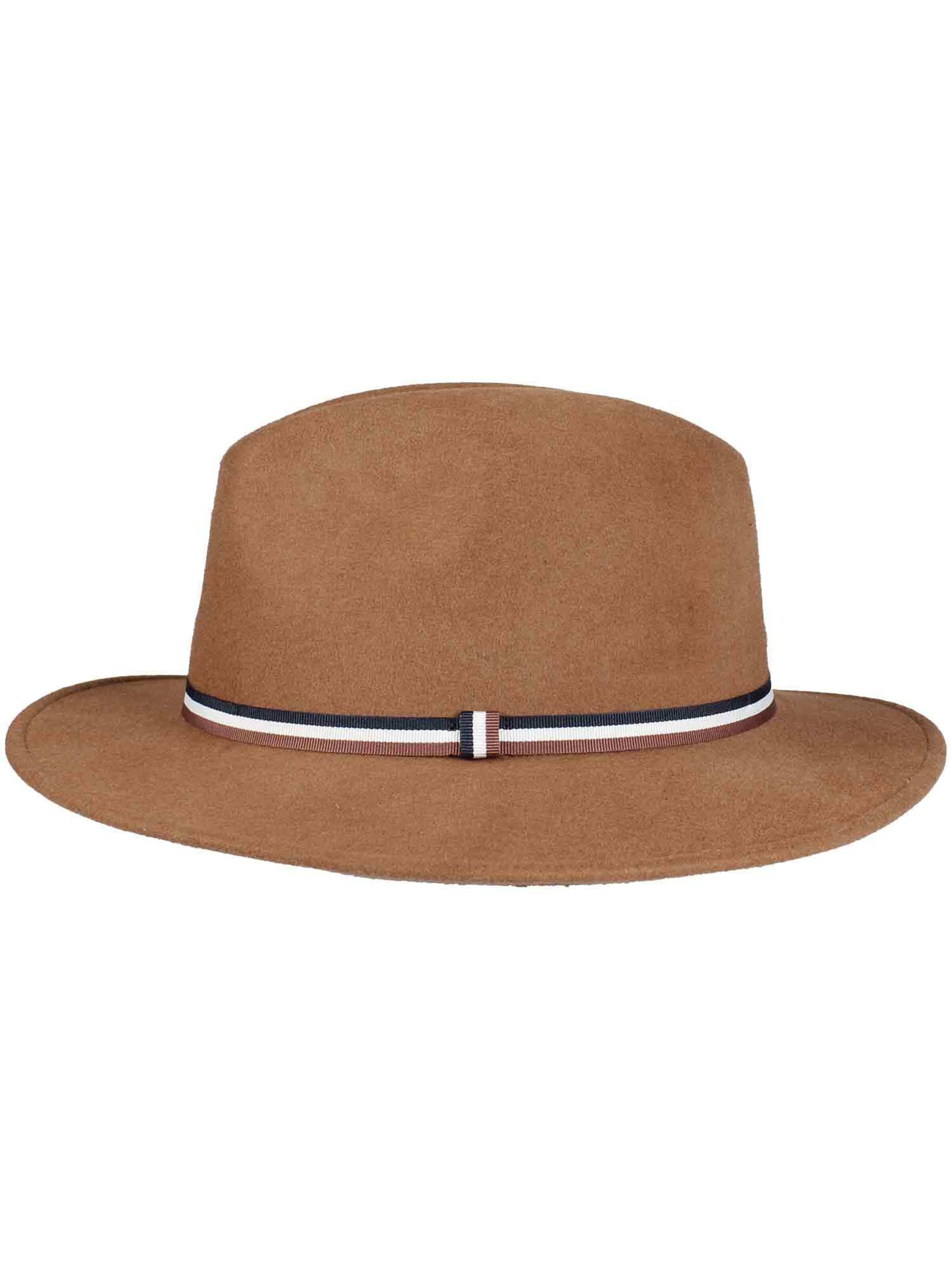 bugatti Hat 'Fedora' in Brown