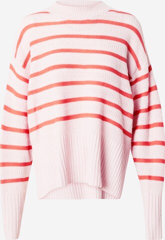 PIECES Pullover 'JOVALA' in Pink: predná strana