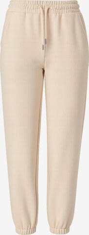 Pantalon Erdem en beige : devant