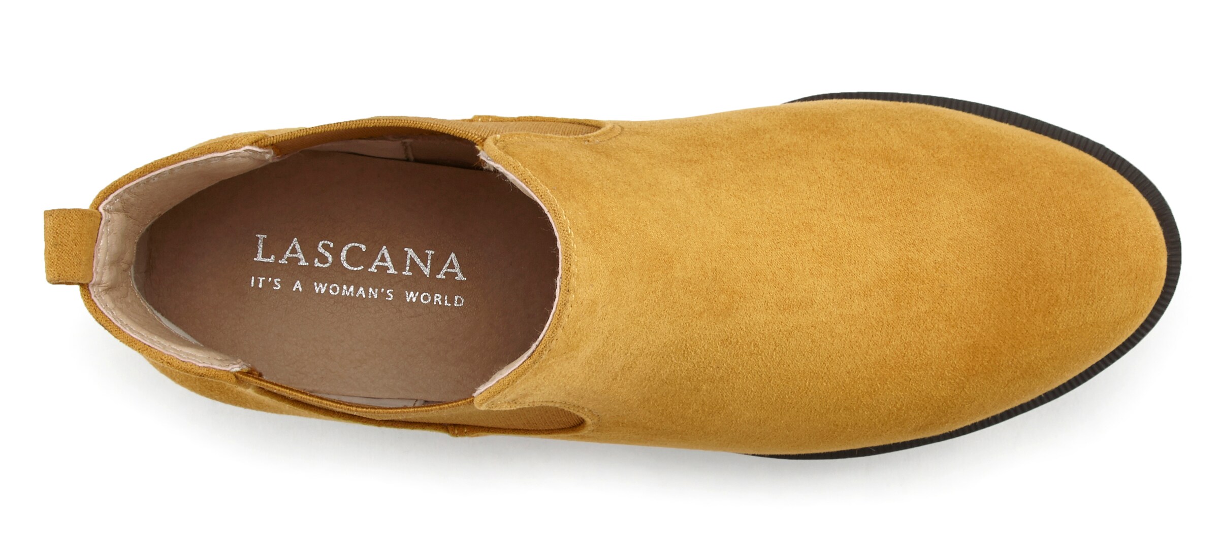 LASCANA - Botas Chelsea en amarillo