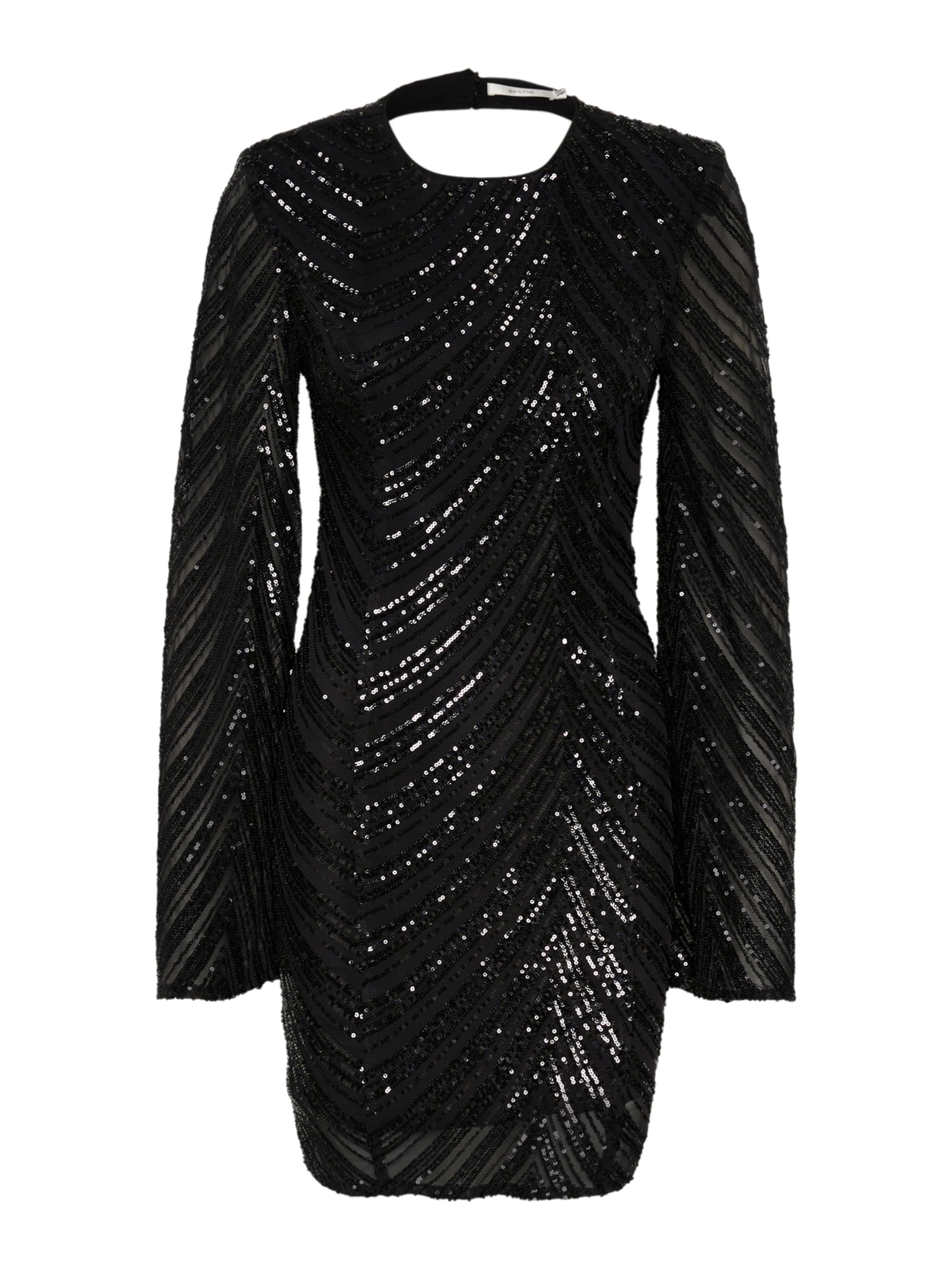 Abito da cocktail 'Glira' di Gestuz in nero: frontale