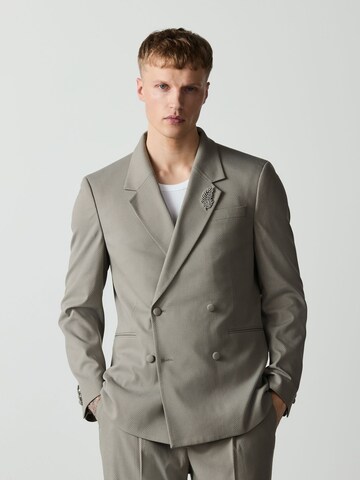 Next Regular fit Suit Jacket in Grey: front