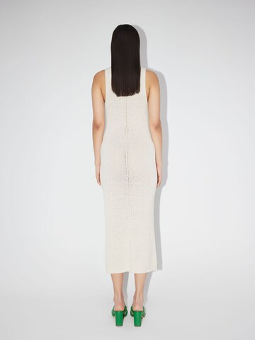 LeGer by Lena Gercke Knitted dress 'Janiya' in Beige: back