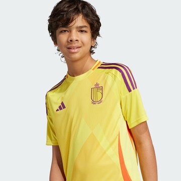 ADIDAS PERFORMANCE Functioneel shirt 'Belgium 25' in Geel