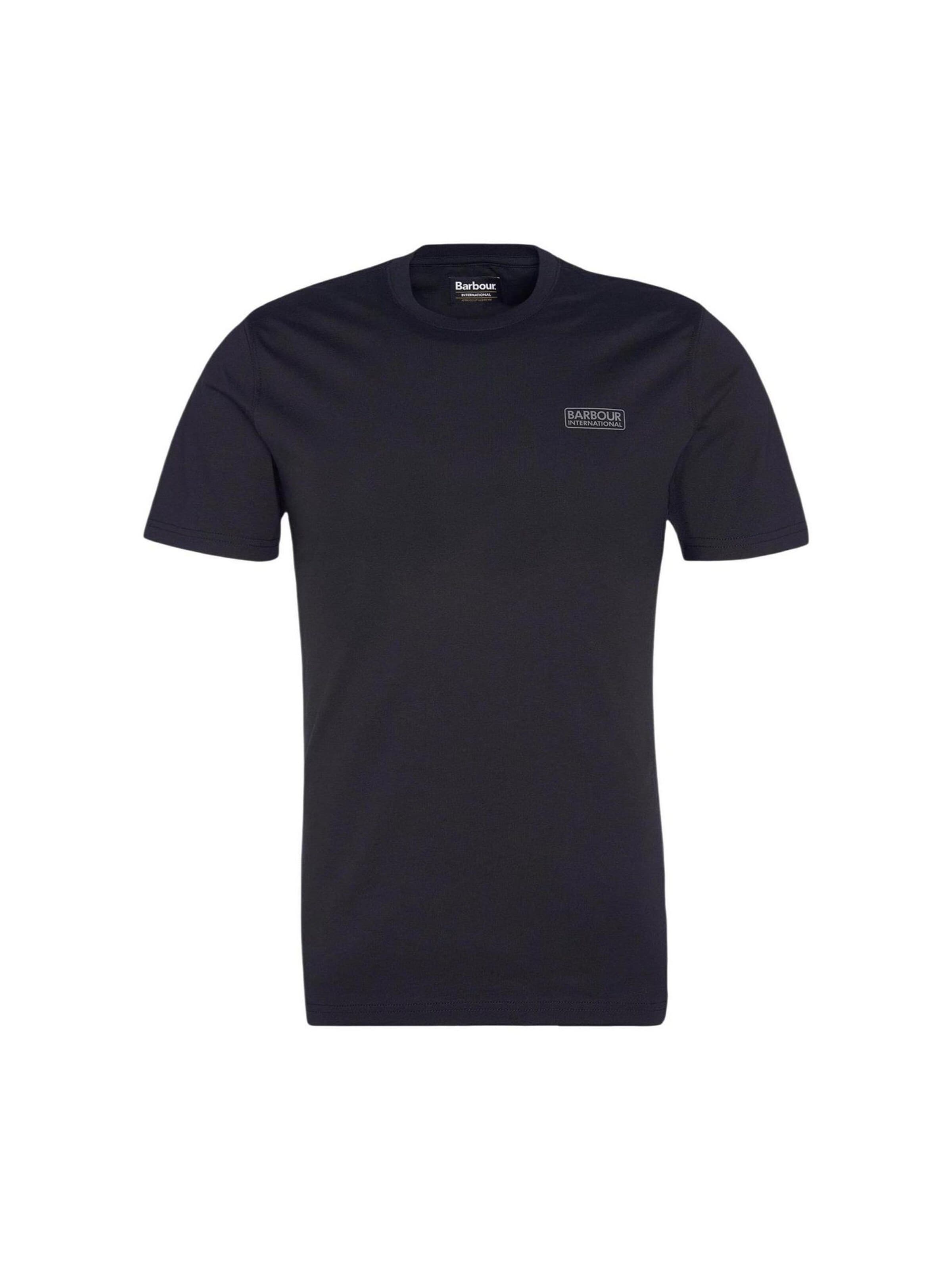 Maglietta di Barbour in nero: frontale
