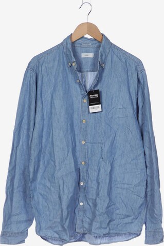 Closed Button Up Shirt in XXL in Blue: front