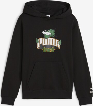 PUMA Sweatshirt 'FOR THE FANBASE' in Schwarz: predná strana