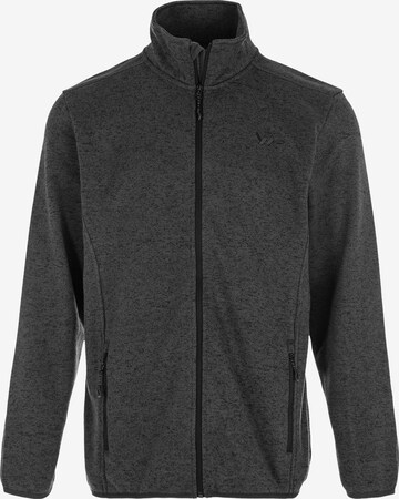 Whistler Athletic Fleece Jacket 'Pareman' in Grey: front