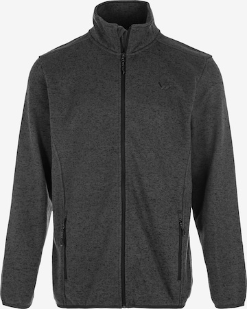 Whistler Athletic Fleece Jacket 'Pareman' in Grey: front