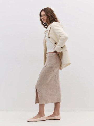 No Matter What Skirt in Beige
