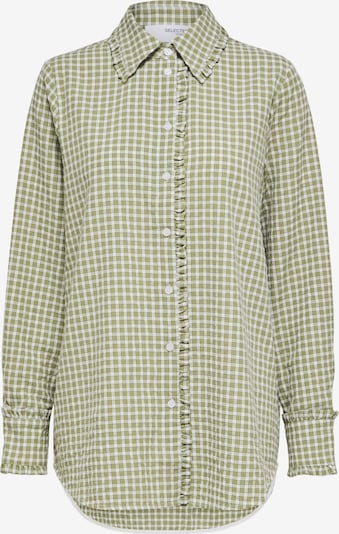 SELECTED FEMME Blouse 'Nelly' in Cream / Green, Item view