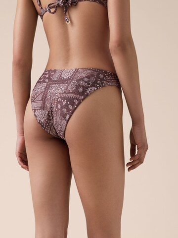 CALZEDONIA Bikinihose 'Paisley' in Braun
