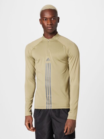 ADIDAS SPORTSWEAR - Camiseta funcional 'Alphastrength ' en verde: frente