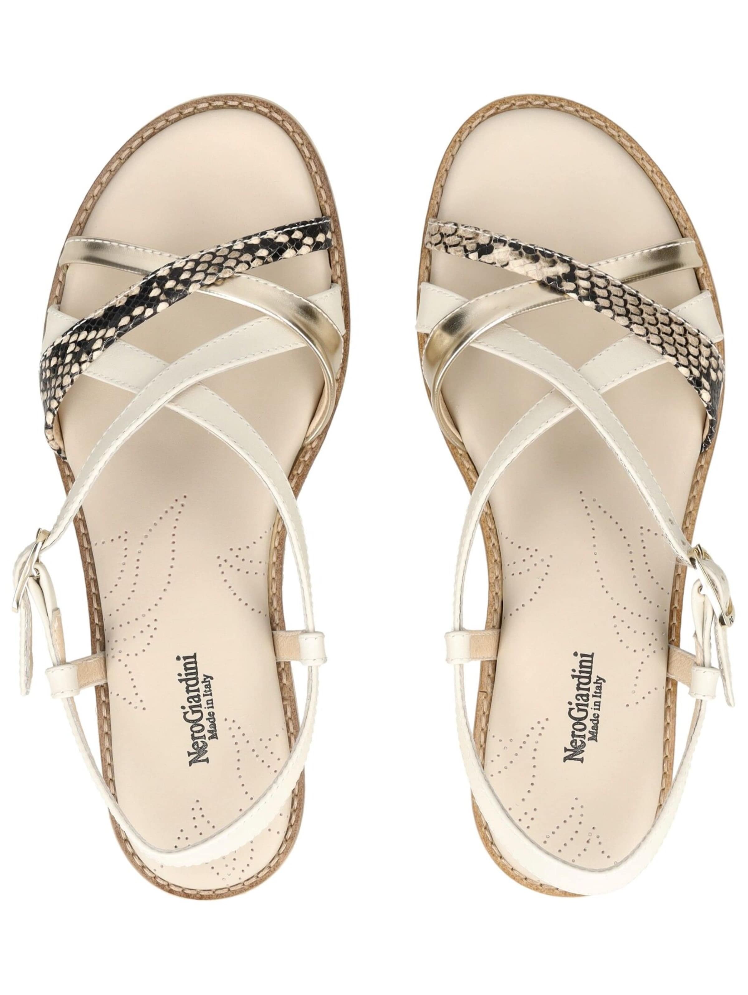 Nero Giardini Sandale in Weiß