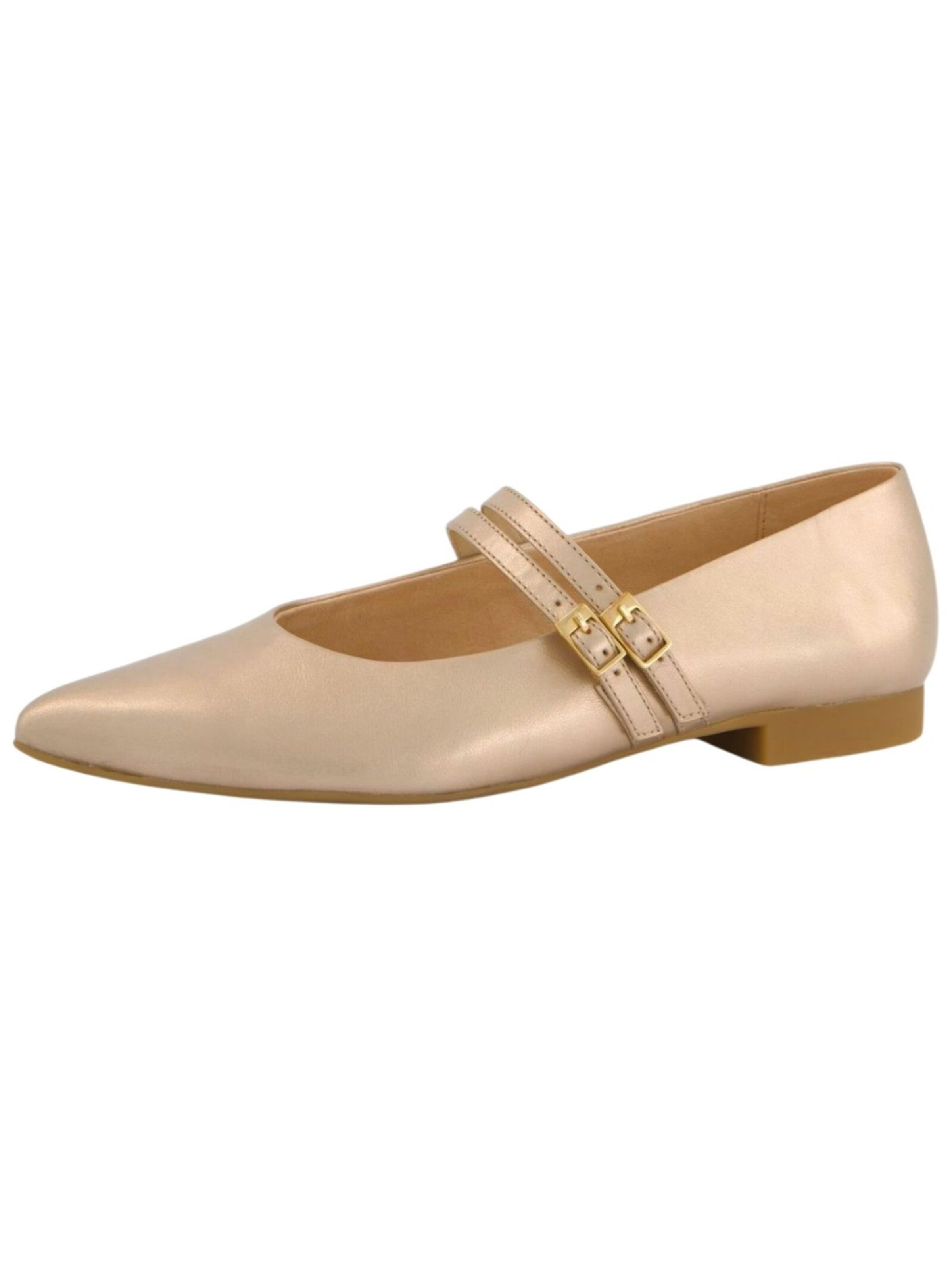 Ballerina con cinturino di Paul Green in beige: frontale