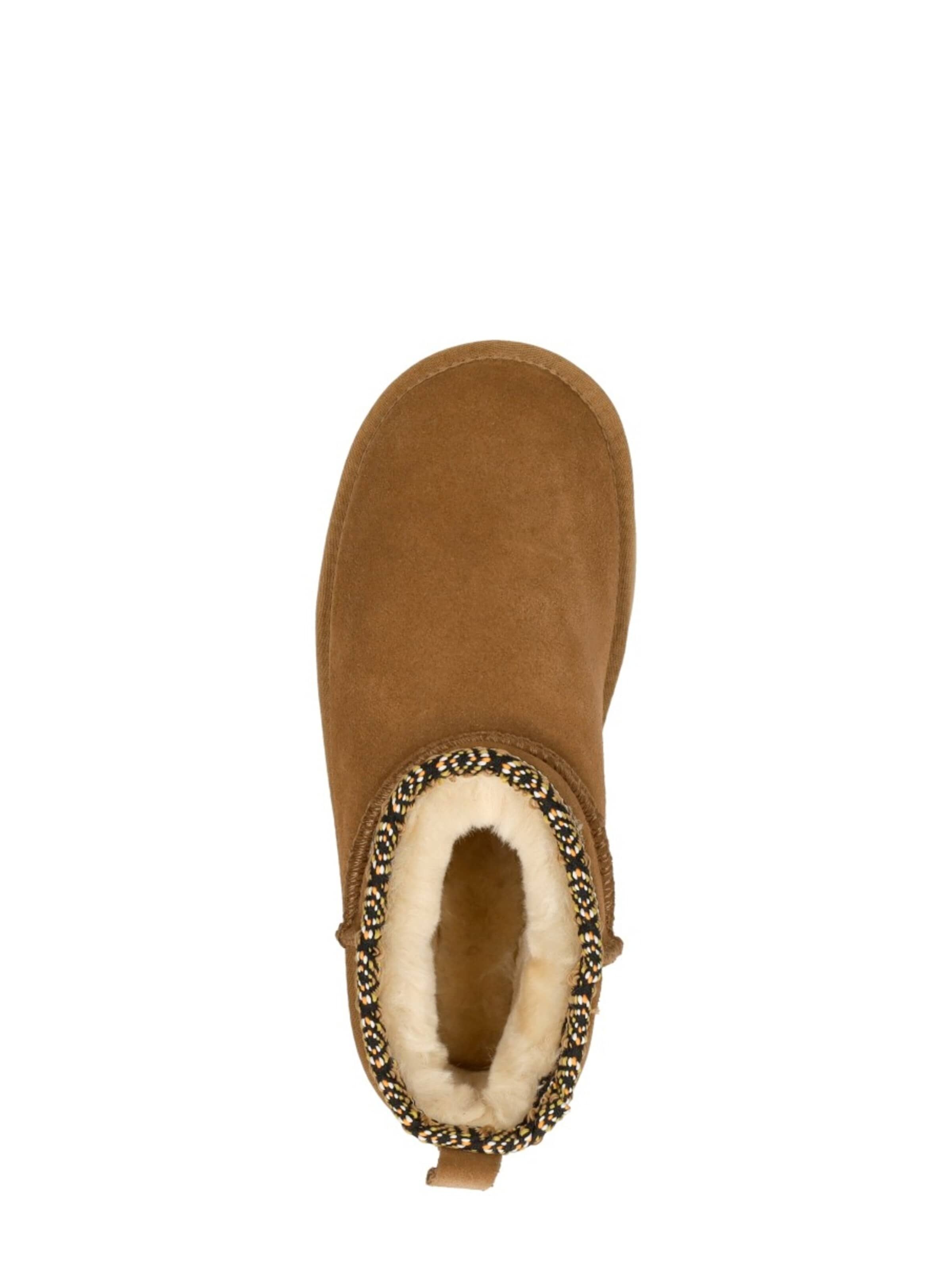 Warmbat Boots 'Durack Plateau Tape'‌ in Braun