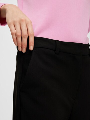 SELECTED FEMME Regular Trousers 'MYLA' in Black