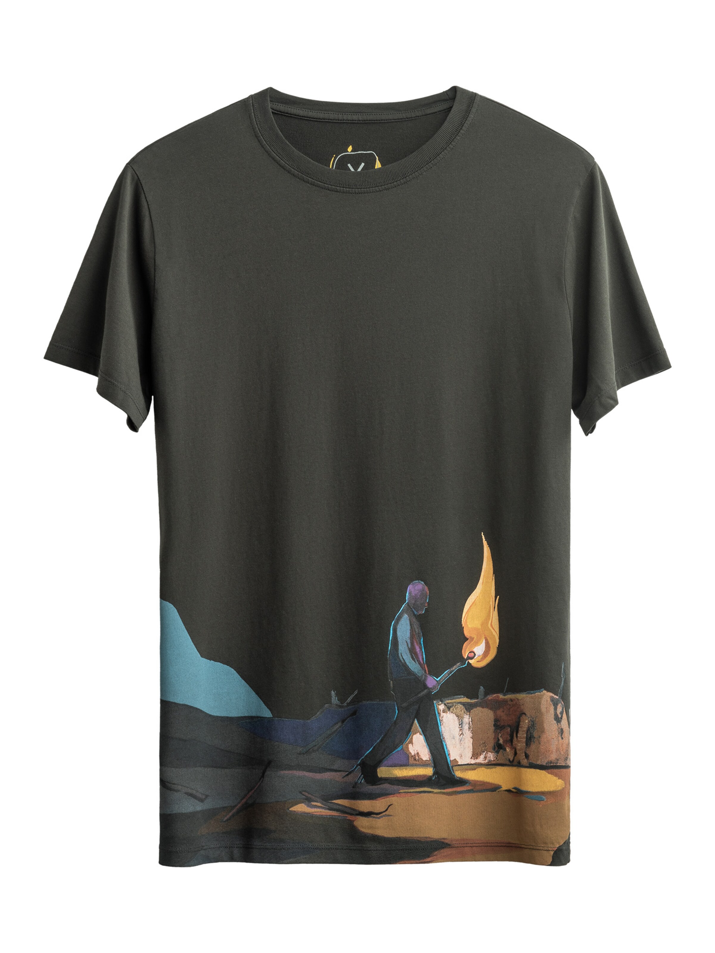 Kaft Shirt 'Torcher' in Grey: front