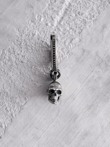 REYTEL Earring 'SCHEDEL' in Silver: front