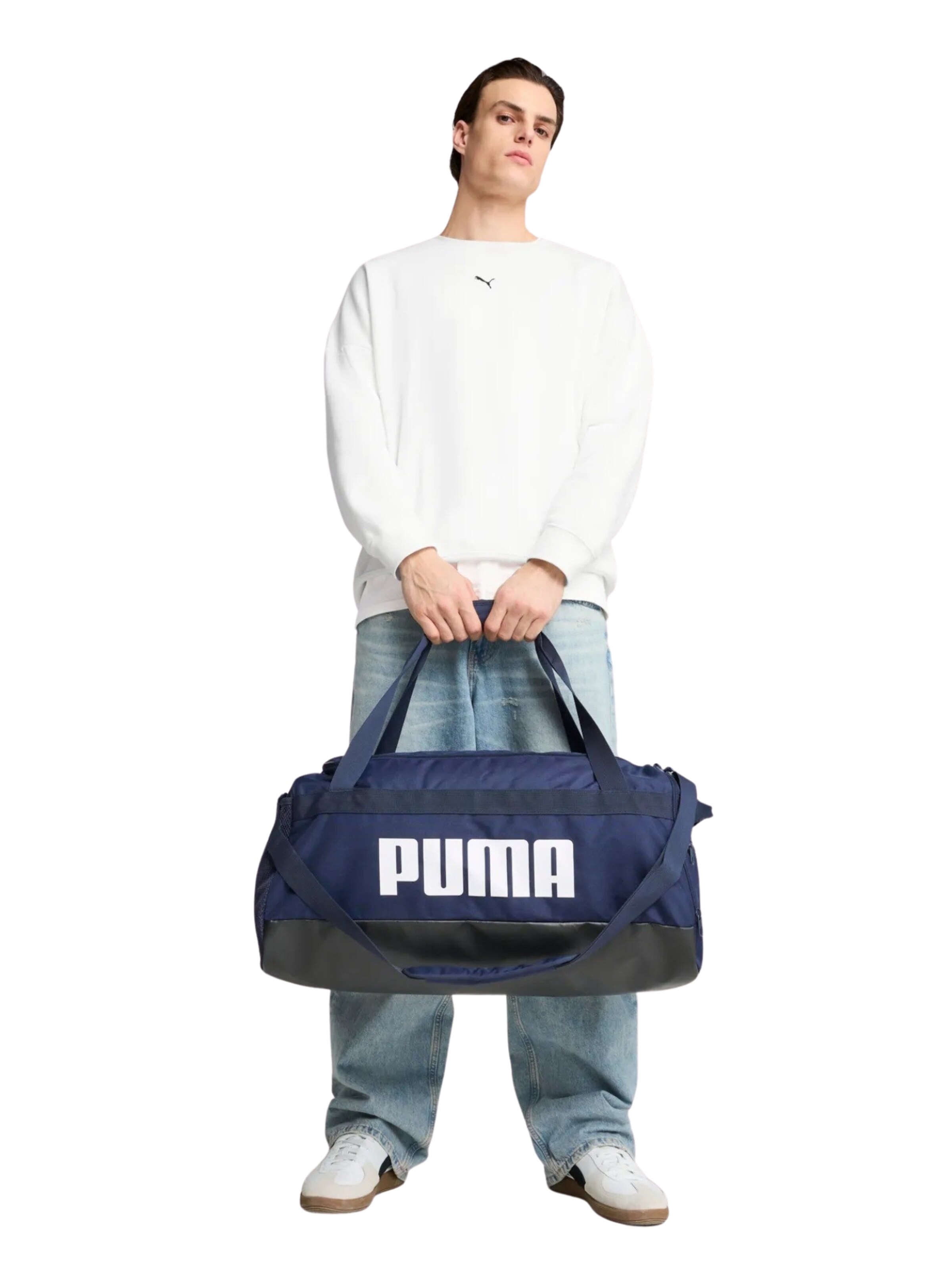 Borsa sportiva 'Challenger' di PUMA in blu: frontale