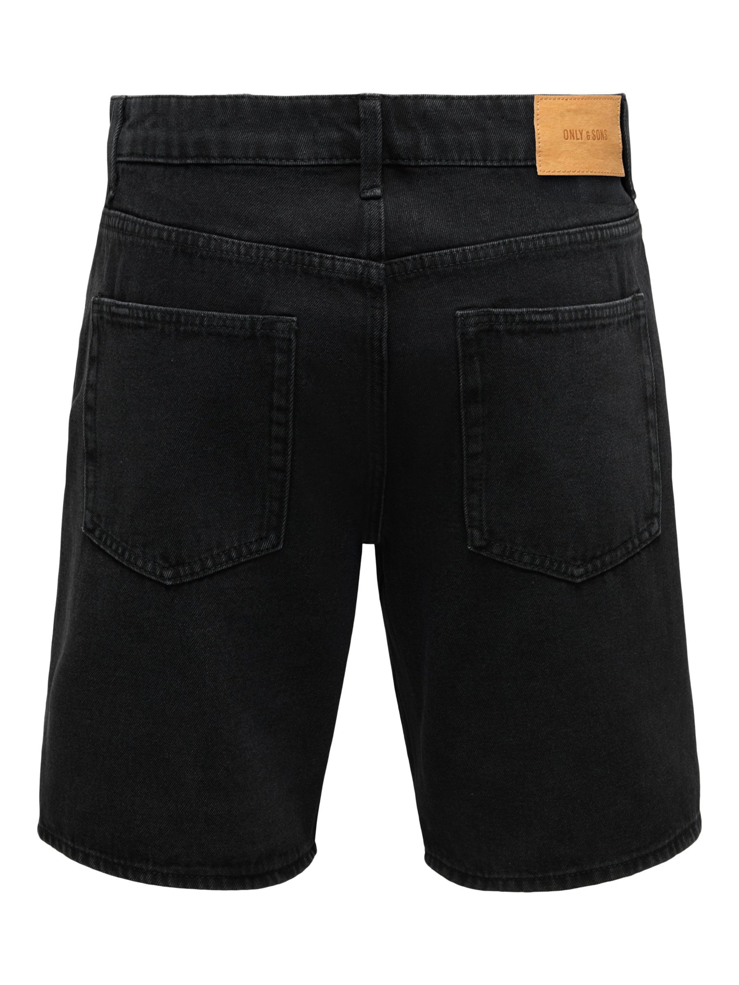 Only & Sons regular Jeans 'ONSEdge' i sort