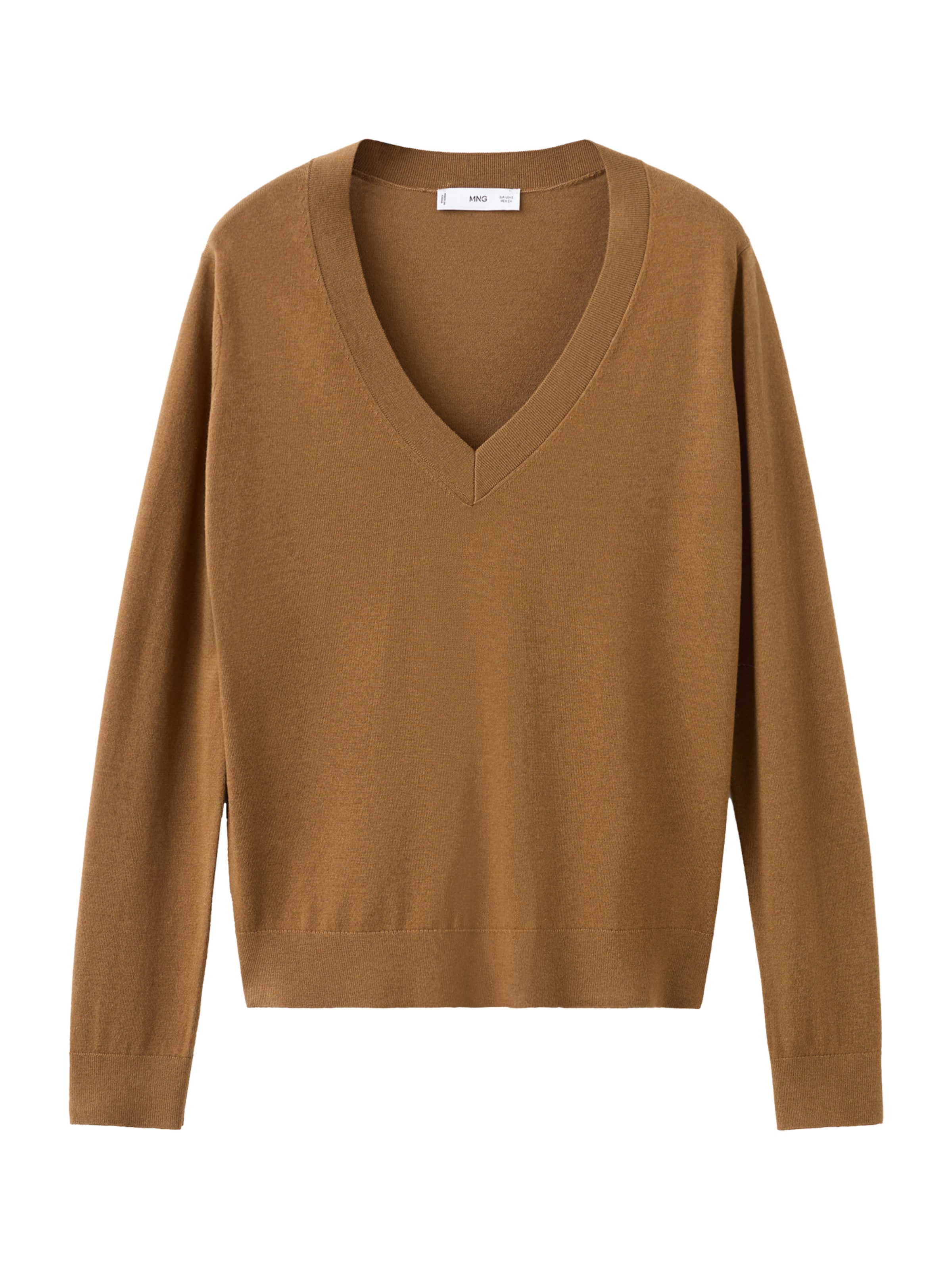 Pulover &#x27;LUCCAV&#x27; de la MANGO pe maro: față