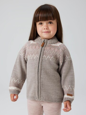 NAME IT Gebreid vest in Beige: voorkant