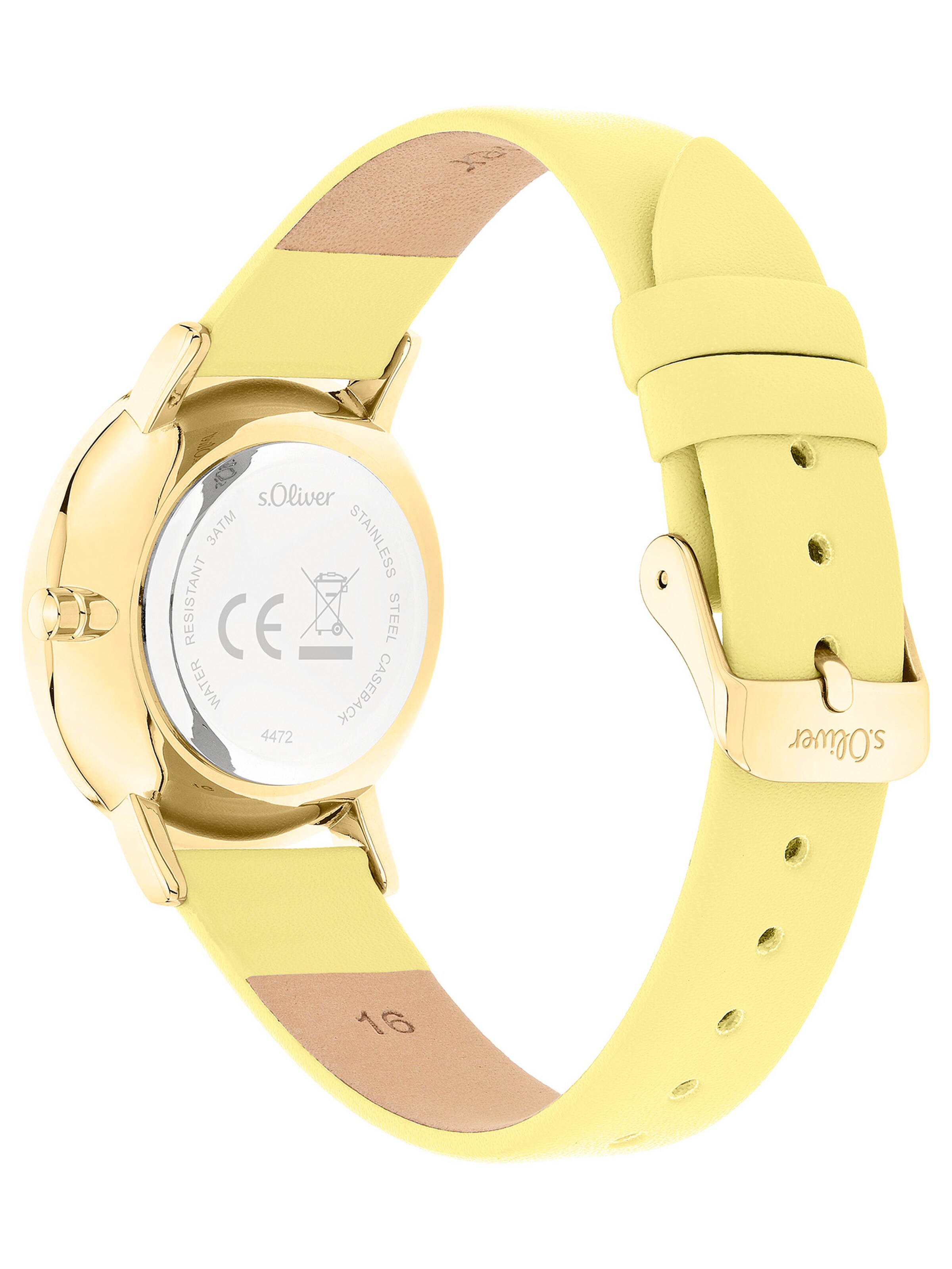 s.Oliver Analog Watch in Yellow