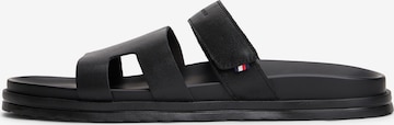 juoda TOMMY HILFIGER Šlepetės: priekis