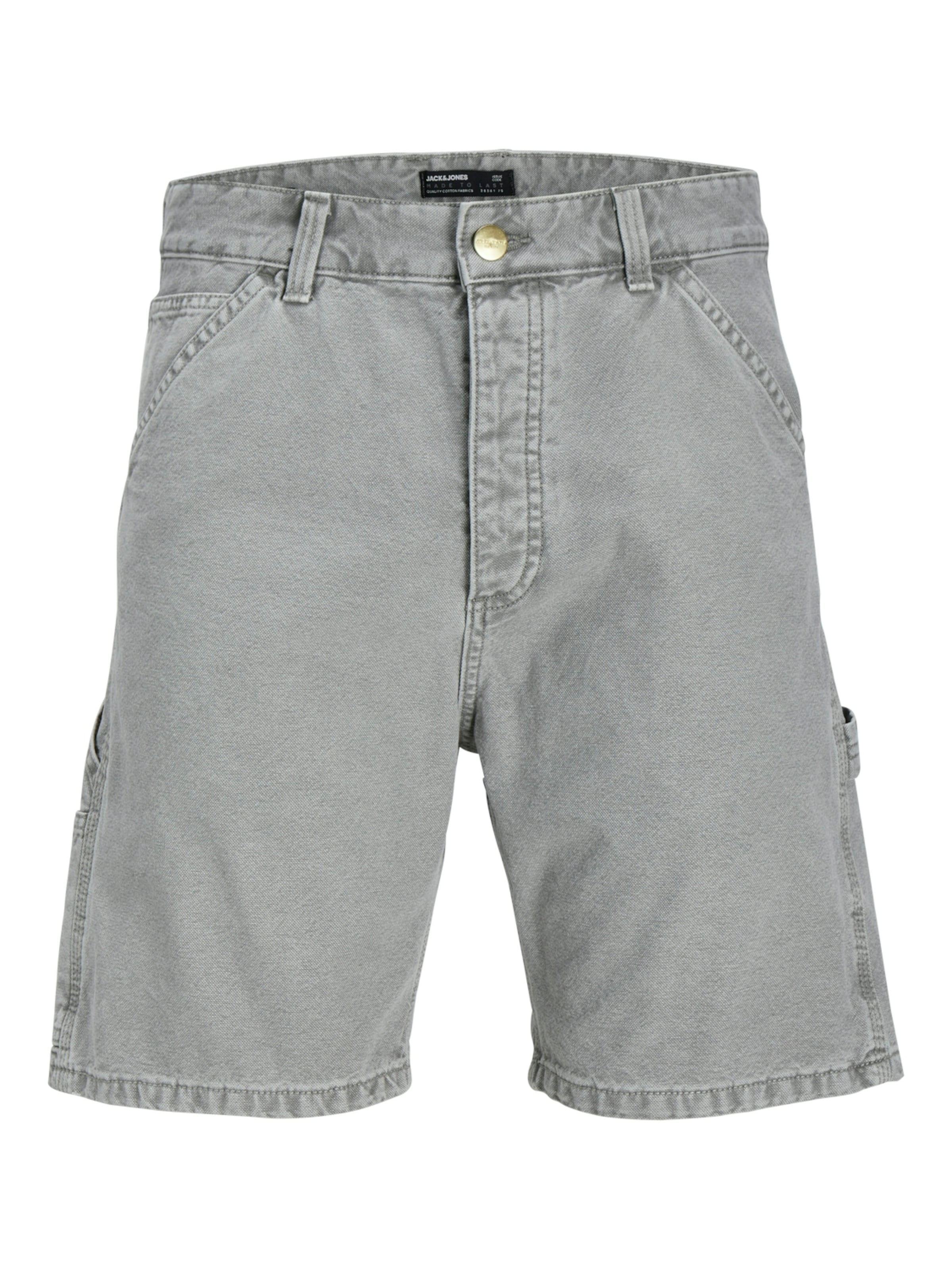 JACK & JONES - Loosefit Calças de ganga 'JJTony JJCarpenter' em cinzento: frente