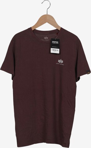 ALPHA INDUSTRIES Shirt in M in Red: front
