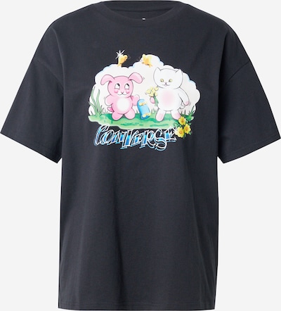 Marškinėliai 'BESTIES' iš CONVERSE, spalva – šviesiai žalia / rožinė / juoda / balkšva, Prekių apžvalga