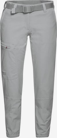 Maier Sports Slim fit Outdoor Pants in Grey: front