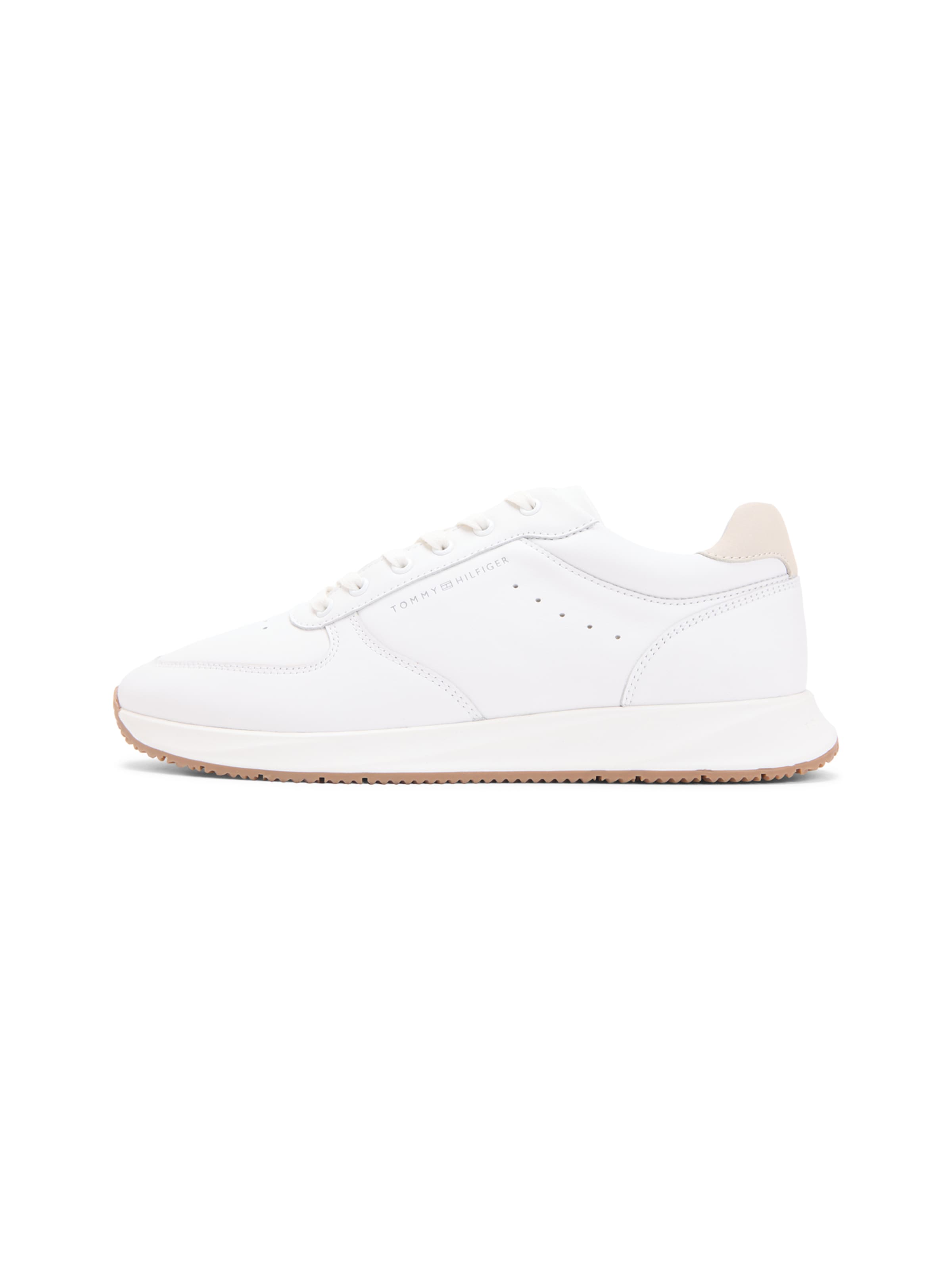 TOMMY HILFIGER Baskets basses 'Newport' en mastic / blanc, Vue avec produit