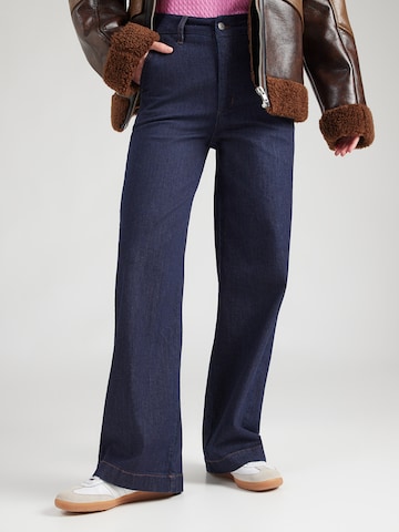 NÜMPH - Perna larga Calças de ganga 'AMBER' em azul: frente