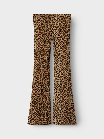 NAME IT - Pantalón 'NKFNuni' en marrón: frente
