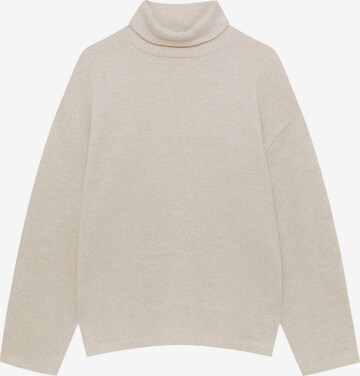 Pull-over Pull&Bear en beige : devant