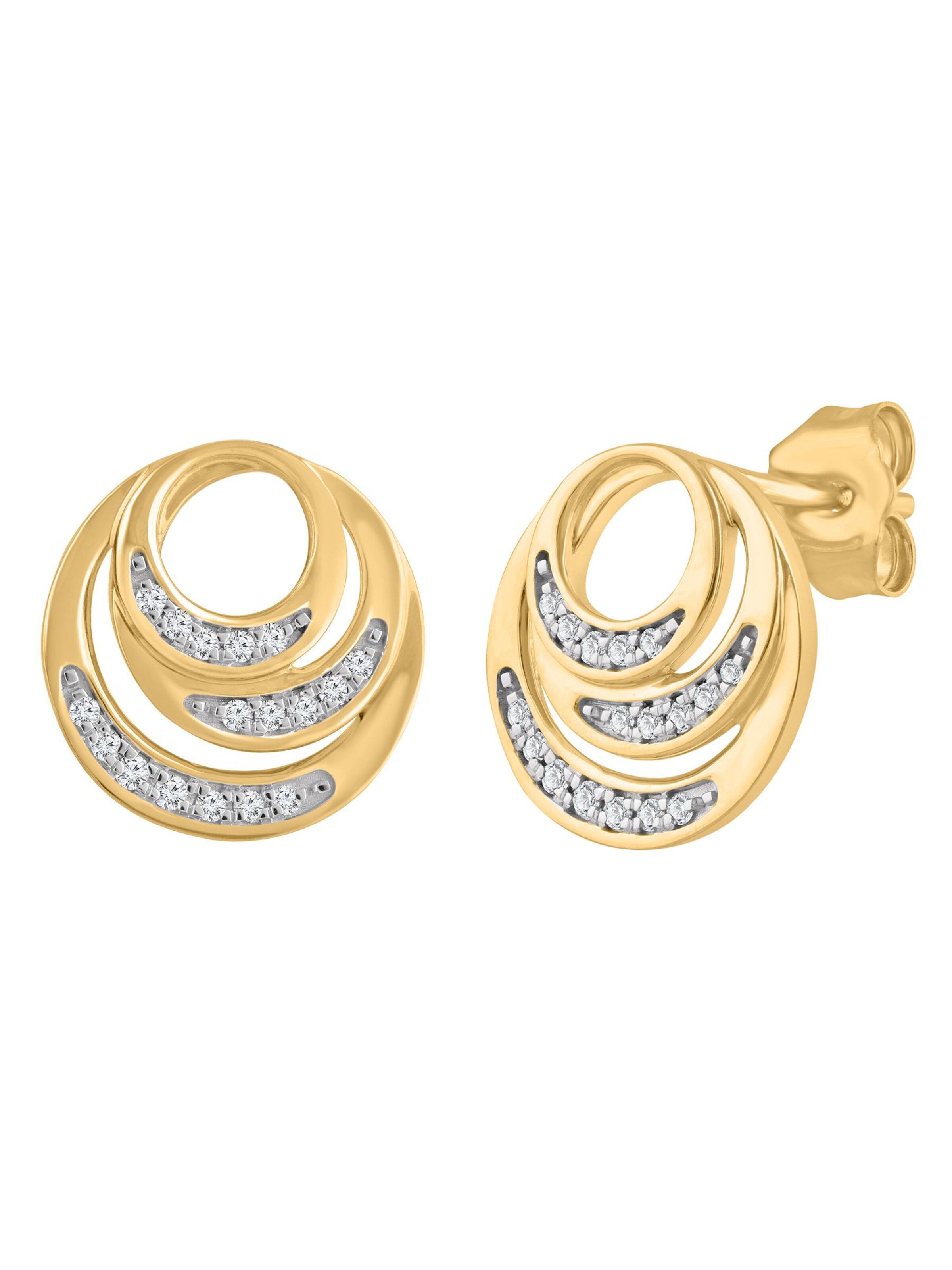 Diamant Exquis Earrings in Gold