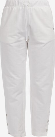 Loosefit Pantalon HELMIDGE en blanc : devant