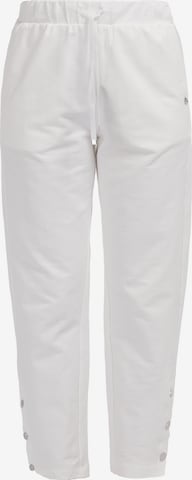 HELMIDGE Loosefit Broek in Wit: voorkant