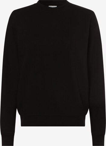 Marie Lund Sweatshirt in Zwart: voorkant