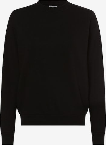 Marie Lund Sweatshirt in Zwart: voorkant