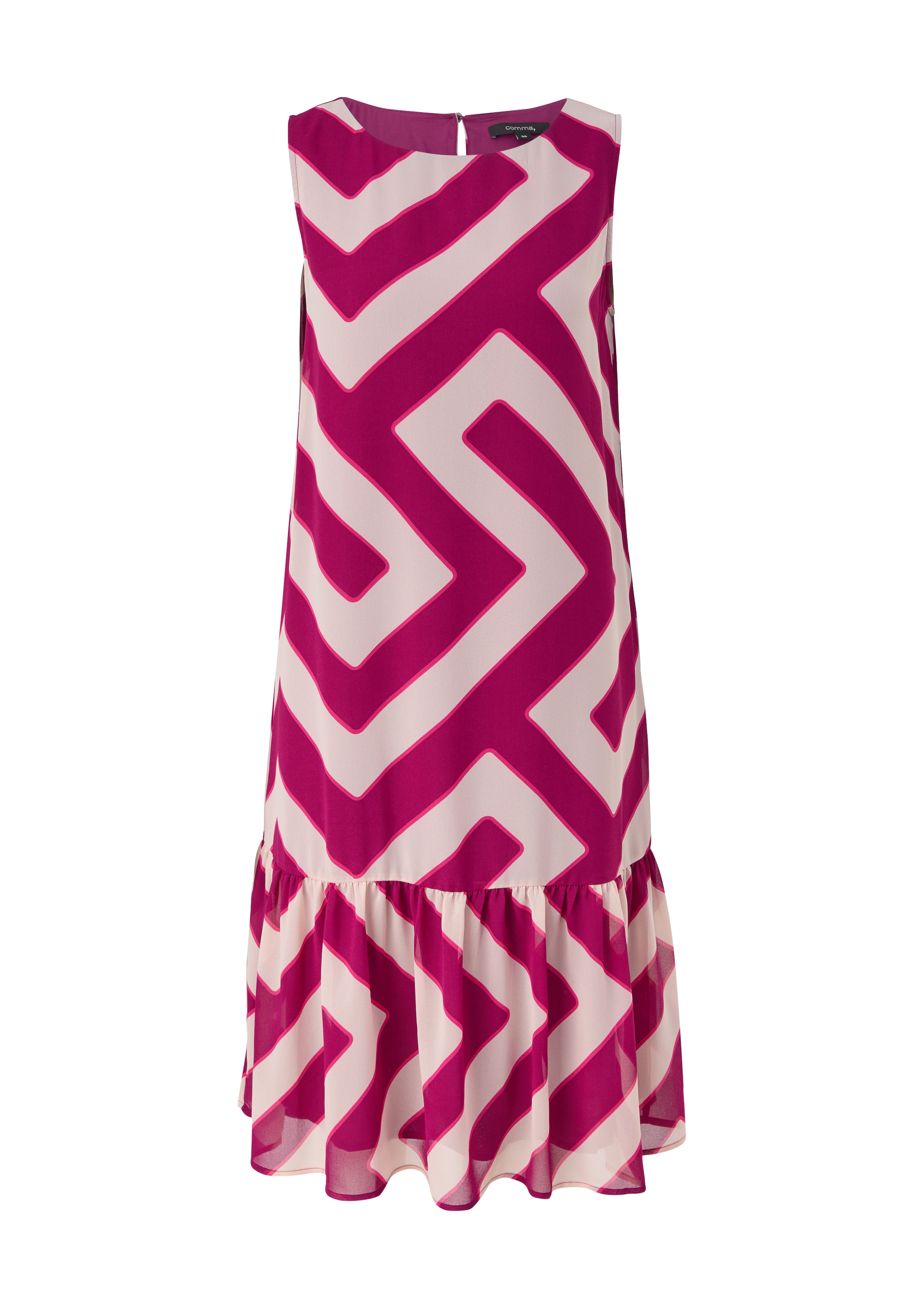 COMMA Kleid in Pink: Vorderseite